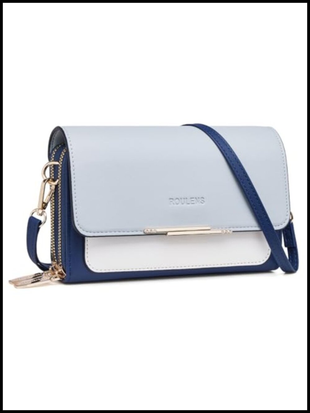 PU Leather Small Crossbody Bag Cell Phone Purse Wallet with Credit Card Slots